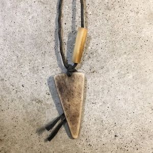 Men’s bone bead necklace